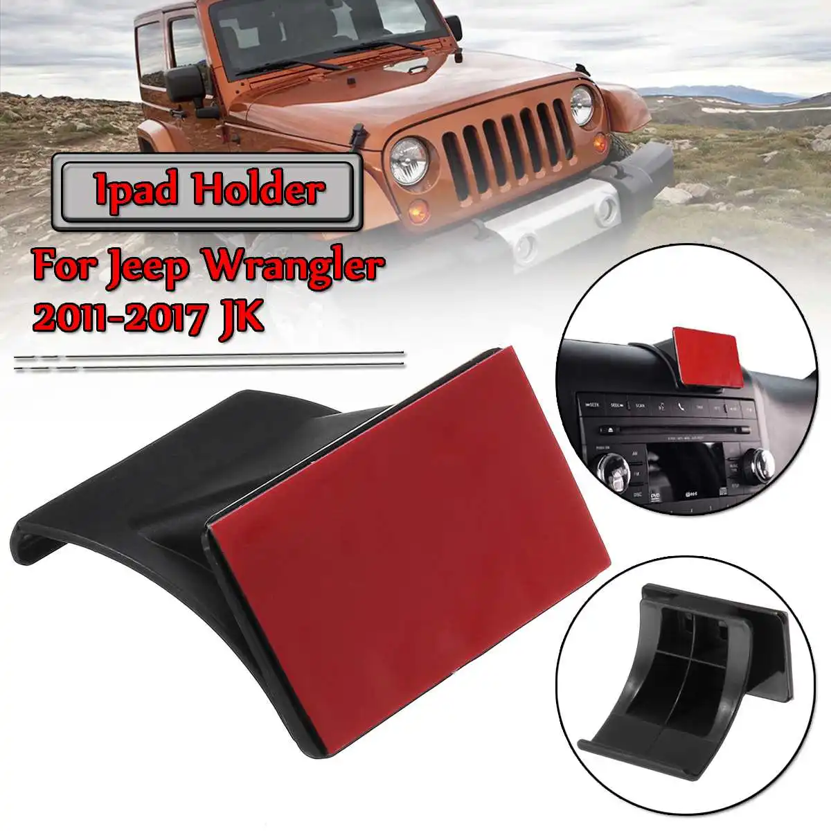 Car For Ipad Holder Stand Adjustable For Jeep For Wrangler 2011 2017 JK