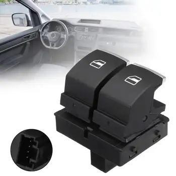 

#5K3959857 4 Pins ABS Front Driver Side Electric Power Window Switch For VW Caddy Touran Golf EOS 2009 2010 2011 2012 2013 2014