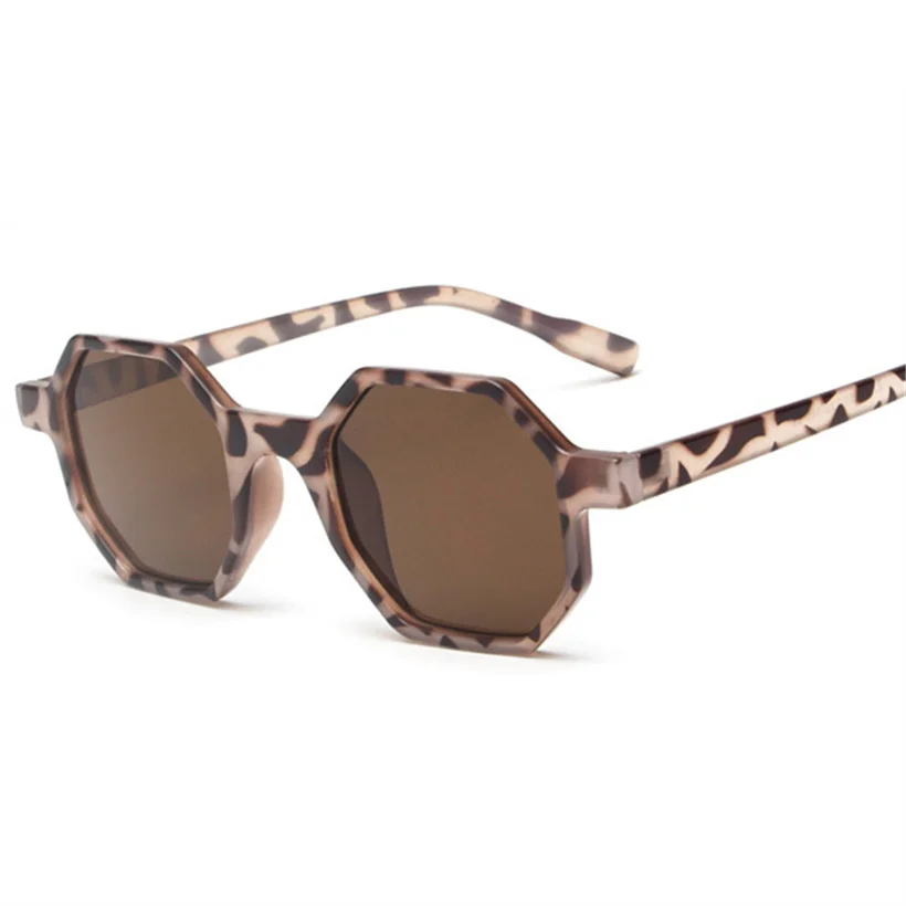 

XojoX Small Sunglasses Women Vintage Polygon Black Pink Red Sun Glasses Fashoin Glasses Retro Brand Eyeglasses Mirror UV400