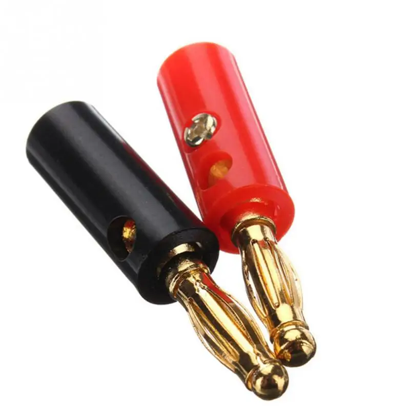 

New Hot 10Pcs/Set High Quality Banana speaker plugs 2mm up to 5mm diameter speaker wire 4MM Audio Screw Banana Plug Connector