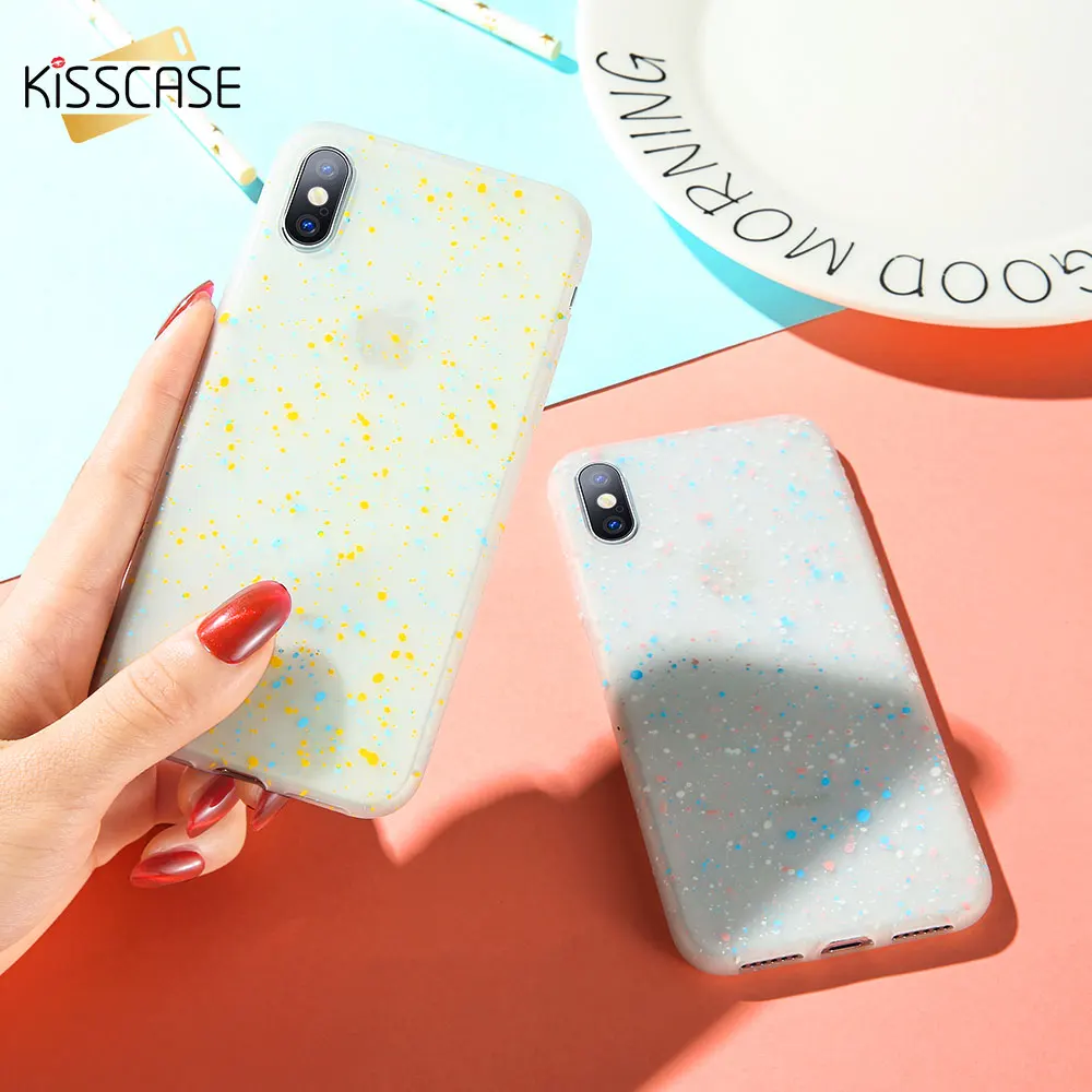 KISSCASE Прекрасный Светящийся чехол для iPhone X XS XR Max 7 6 6S 8 Plus мягкий силиконовый с