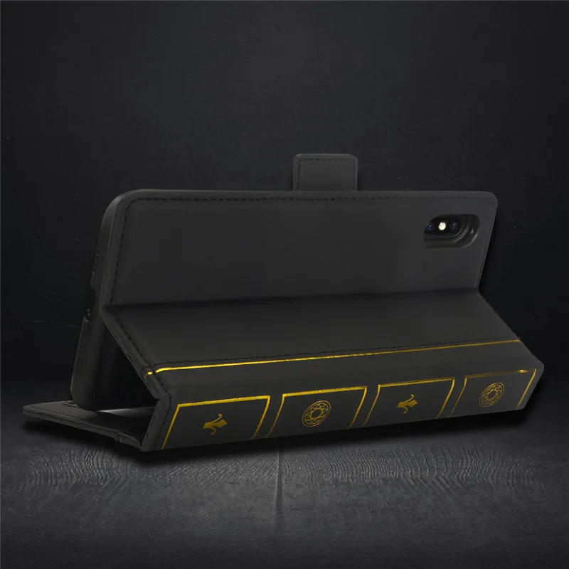 Чехол с откидной крышкой с подставкой кожаный съемный 2 в 1 чехол для iPhone XR XS 7 Plus Чехол-бумажник чехол для samsung Note 9 8 S9 плюс
