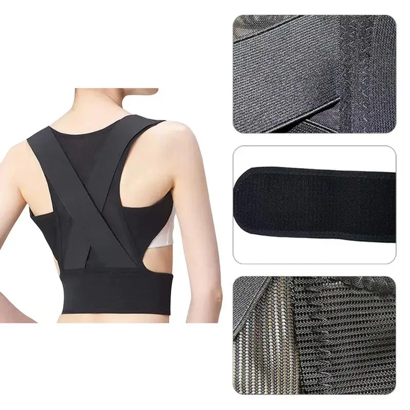 

Back Brace Posture Corrector For Men And Women Adjustable Support Improves Posture And Provides Lumbar Support Back Brace Pain