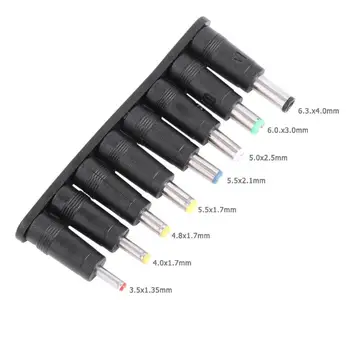 

Universal 8 in 1 AC DC Power Charger Adapter Socket Plug Connector Tips Tool Set for Desktop Laptop Notebook PC Computer
