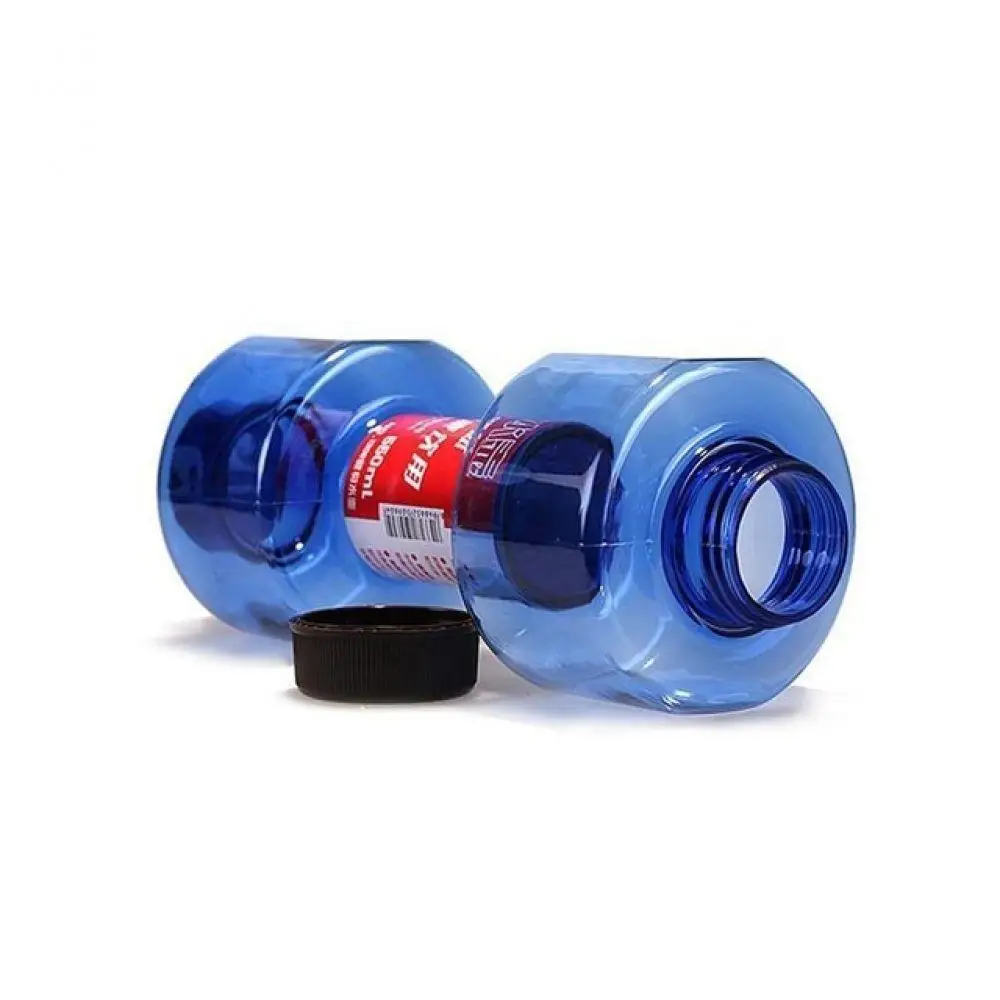 550ml Dumbbell shaped Sports Water Bottles Leakproof Portable Unbreakable My Sports Plastic Bottle Shaker Fitness Unisex