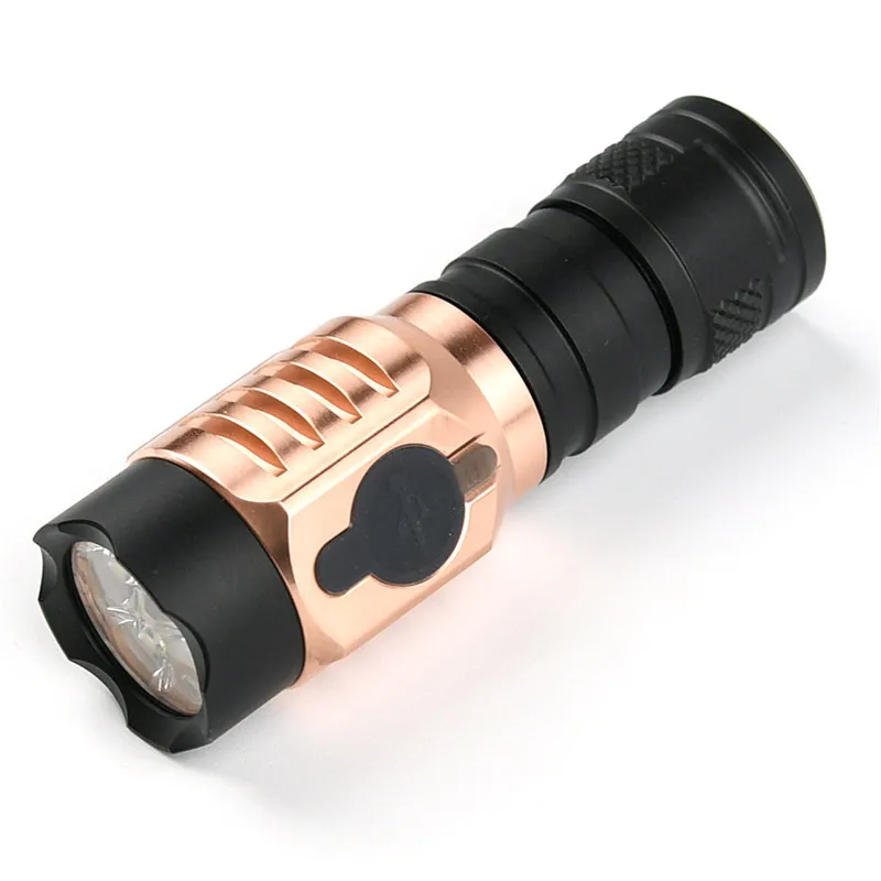 Astrolux S43S Портативный Flashlighs EDC 18350 18650 светодиодный вспышка светильник Тактический