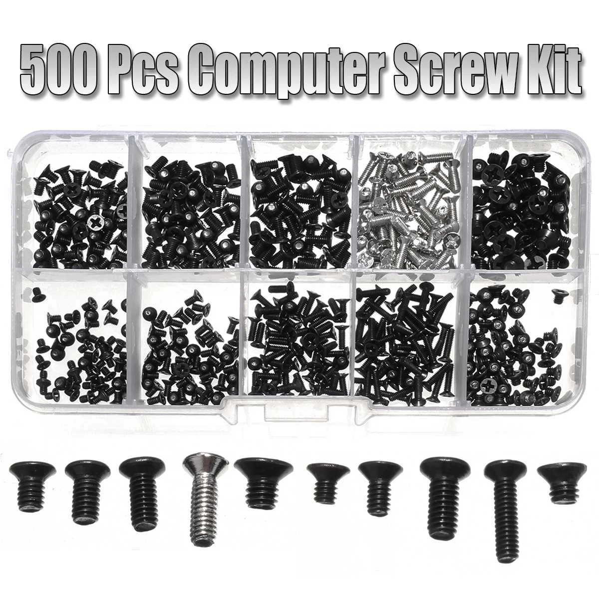 

500pcs Laptop Notebook Computer Screw Kit Set for IBM HP Dell Lenovo NEW
