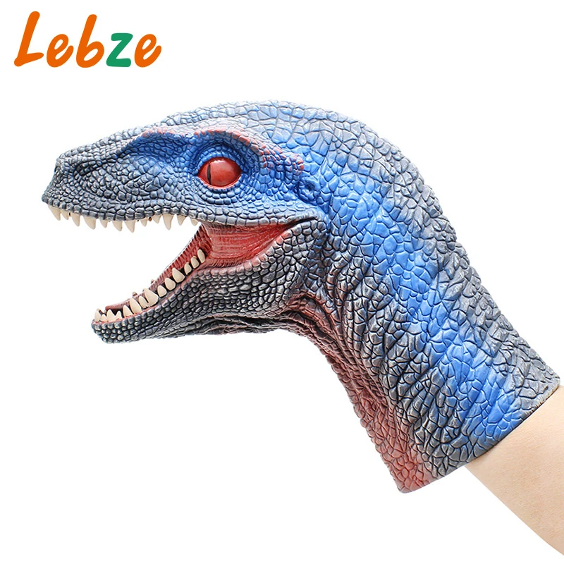 realistic dinosaur hand puppet