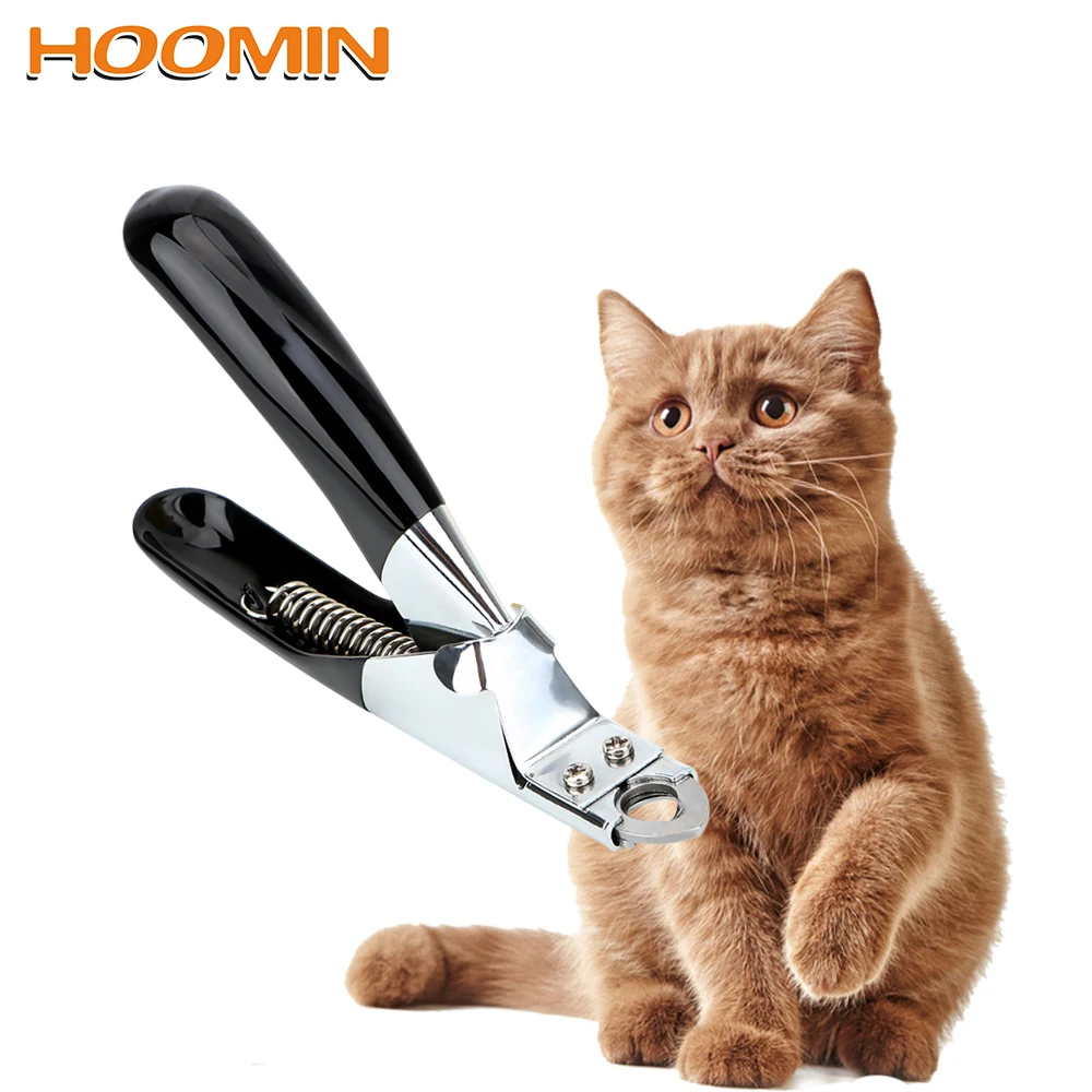 HOOMIN Pet Nail Clippers Claw Scissors Cutter Trimmer Cat Grooming Pet Products Stainless Steel Cat Supplies