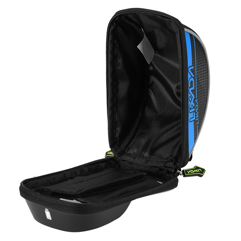 Top Lixada Bike Bicycle Bag Top Tube Handlebar Bag Touchscreen Cell Phone Mount Holder MTB Road Bike Bicycle Front Frame Bag 5