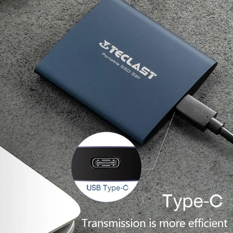 Тип-C внешний твердотельный накопитель(SSD) USB состоянии корпус переносного жесткого диска с высоким уровнем Скорость удобно для компьютера USB Интерфейс 128G/512G USB3.1 Портативный