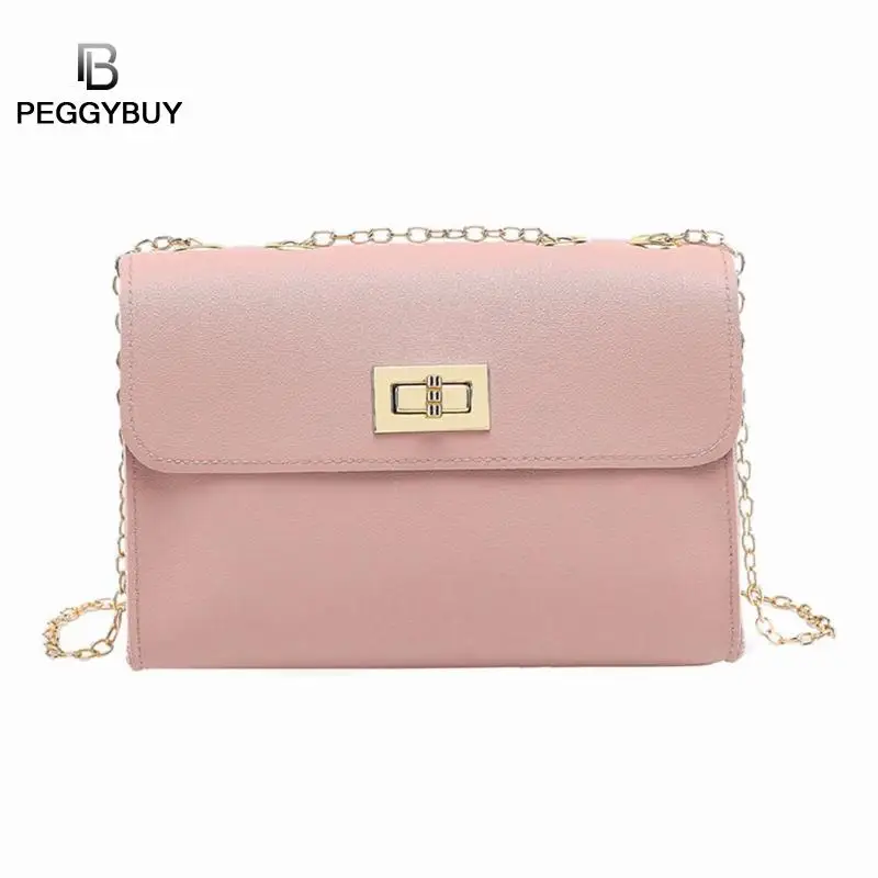

Fashion Women Shoulder bags PU leather Bag luxury handbags women bags Simple Women Chain Flap Satchel Bags Bolsa Femimina