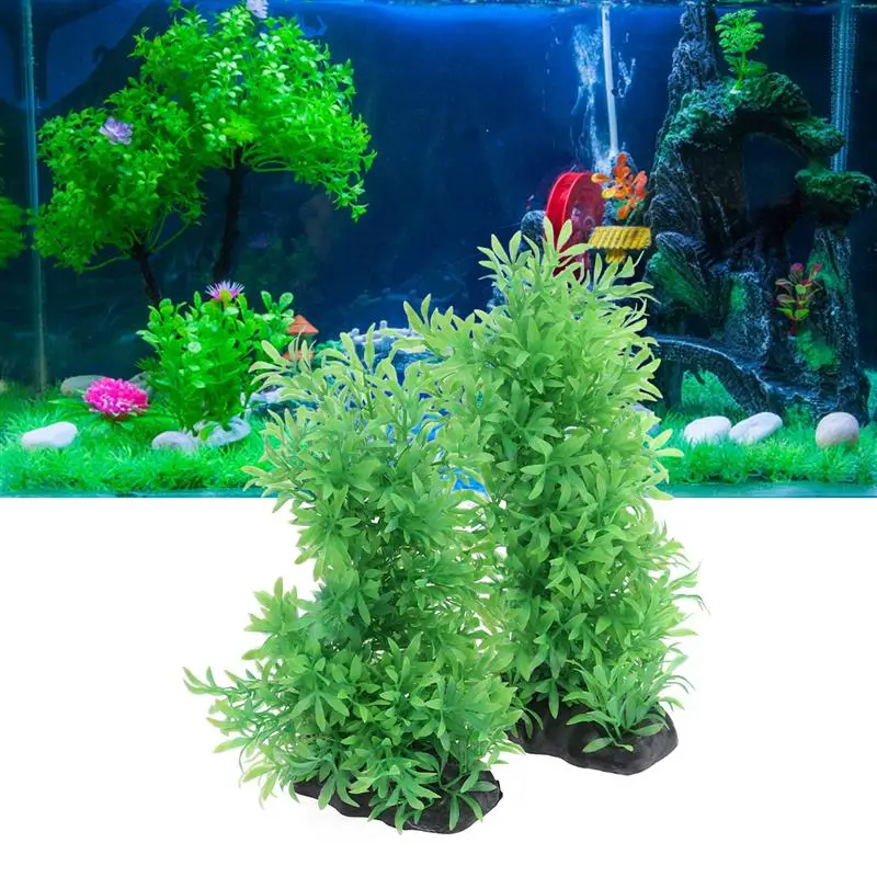 

1Pc Fake Aquatic Plants Plastic Lifelike Emulational Artificial Fake Plants Seaweed Model for Aquarium Fish Tank Decoration