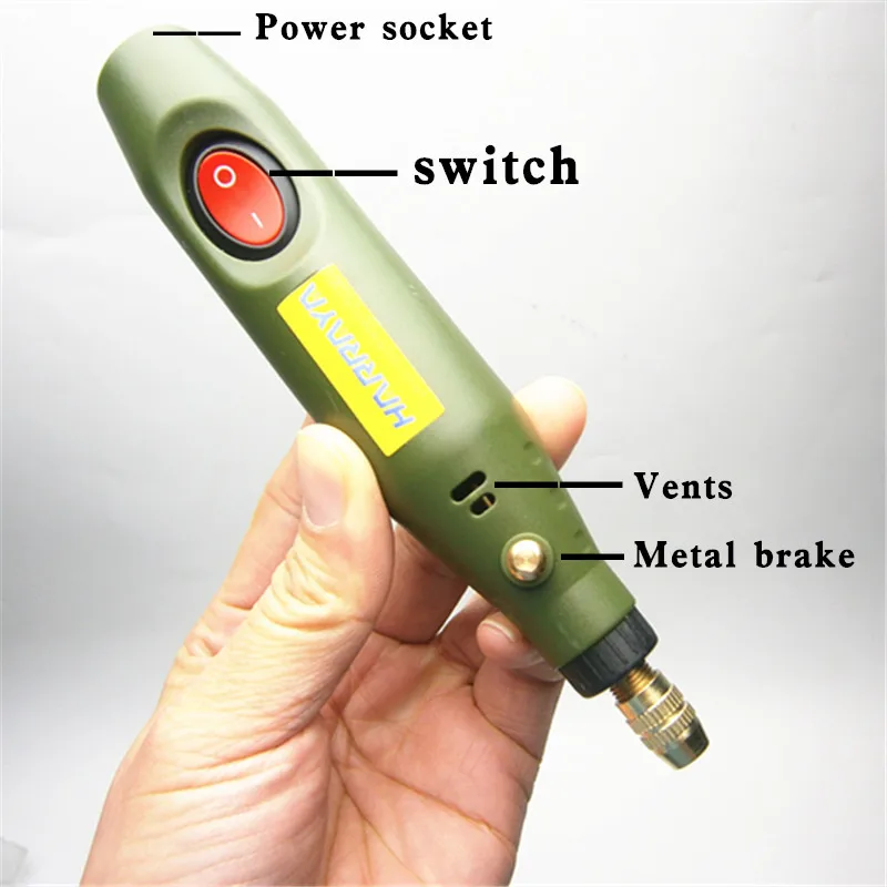 

Mini Electric Drill Accessories Grinding 12V DC Power Tool Grinder for Grinding and Polishing Drilling Engraving Set