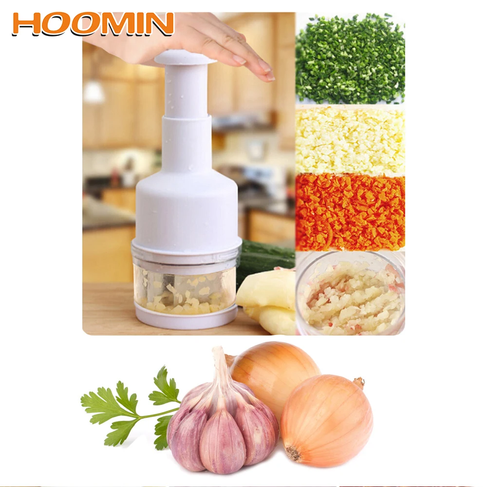 HOOMIN Food Processors Onion Vegetable Shredder Manual Cutter Hand-pressure Cutter Stainless steel Kitchen Accessories