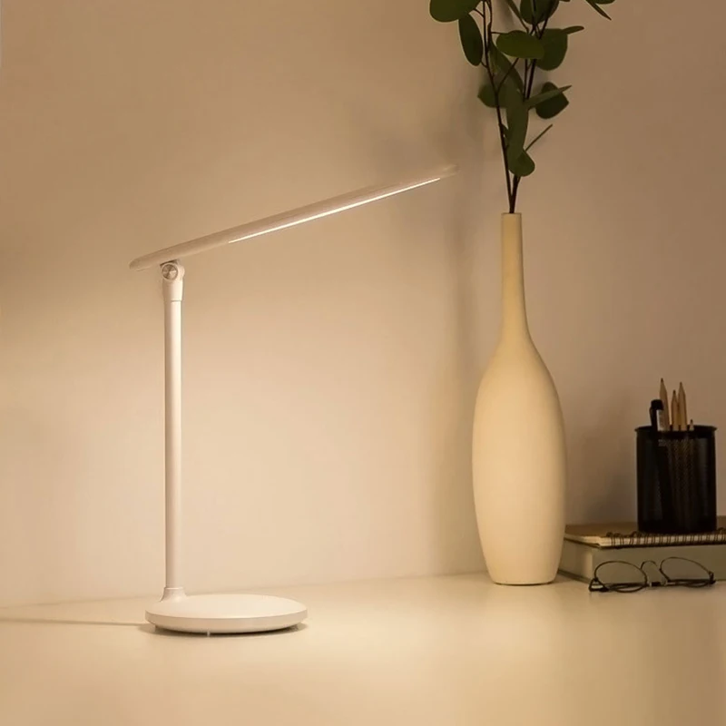 

Concise Style LED Desk Lamp Folding Table Lamp 3 Mode Press Induction Lamp Eye Protection Wireless Modern USB Charging Light