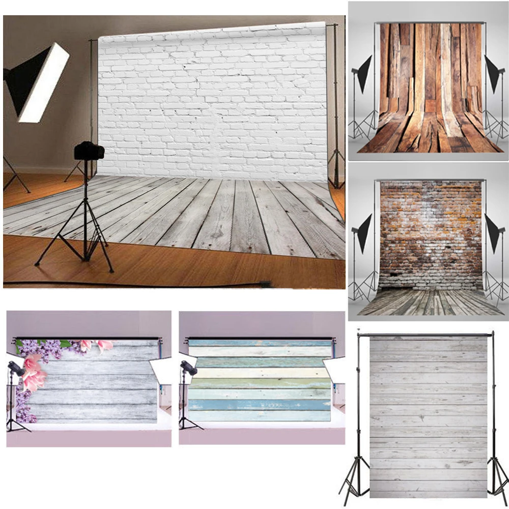 

Andoer 900*1500mm Photography Background Backdrop Classic Fashion Wooden Floor for Studio Professional Photographer