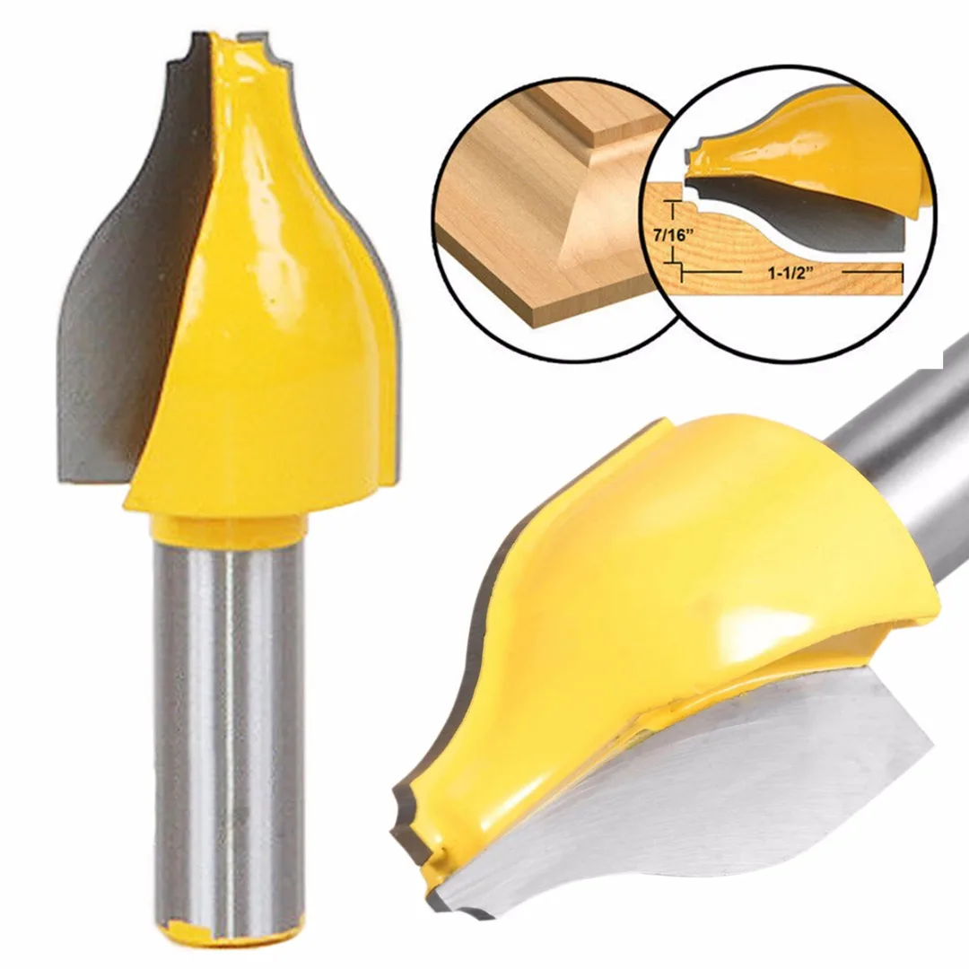 1pc 1/2" Shank Vertical Raised Panel Router Bit Woodworking Cutter Woodwork Tool 1pc 1/2" Shank Vertical Raised Panel Router Bit Woodworking Cutter Woodwork Tool