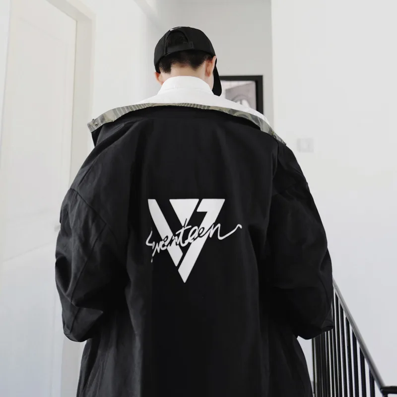 Autumn New Jacket Men Fashion Printing Casual Double-sided Jacket Man Streetwear Hip Hop Loose Bomber Jacket Wild Coat Male Autumn New Jacket Men Fashion Printing Casual Double-sided Jacket Man Streetwear Hip Hop Loose Bomber Jacket Wild Coat Male