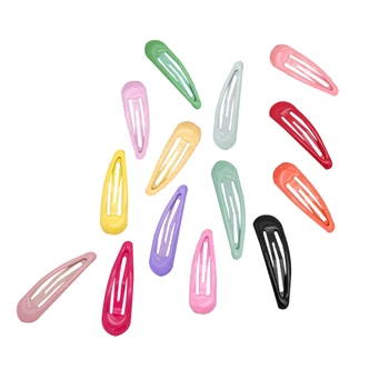 

40 pcs Snap Hair Clips Colorful Candy Color Lovely Hair Accessories Barrettes Hairpins Headwear for Women Girls