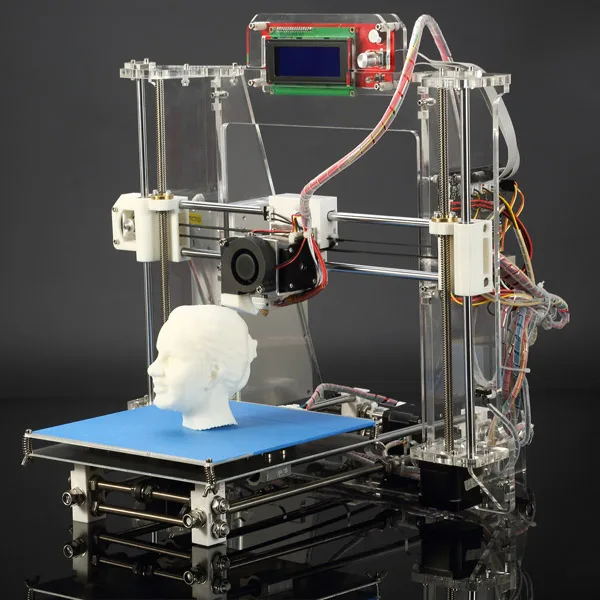 JGAURORA Z 605S высокая точность DIY рабочего 3d принтеры комплект Reprap Prusa I3 с ЖК дисплей