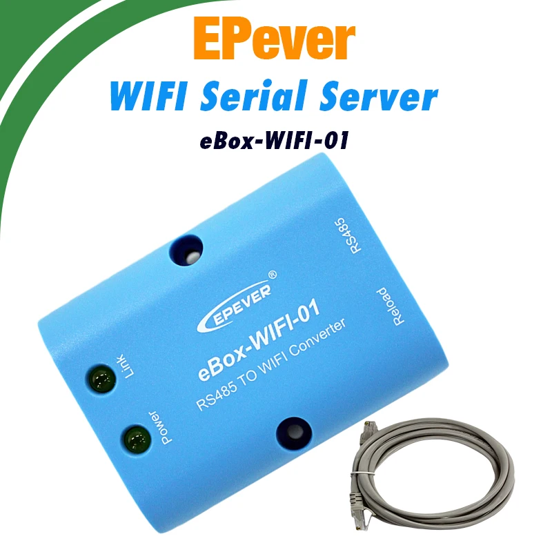 

eBox-WIFI-01 EPever WIFI Serial Server RS485 to WIFI Support APP for EPsolar LS-B VS-A VS-BN Tracer-A Tracer-BN SHI