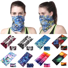 Унисекс Для женщин Для мужчин многоцветный магический головы Уход за кожей лица маска шеи гофрированный снуд Головные уборы для мотоцикла для велоспорта круглые шарфы, повязка на голову