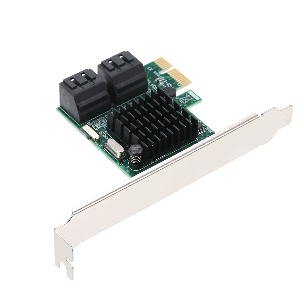 PCI E SATA III 4 портовая Адаптерная карта Express к контроллеру расширения с