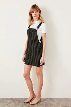

Trendyol Anthracite Salopet Knit Dress TWOSS19IS0055