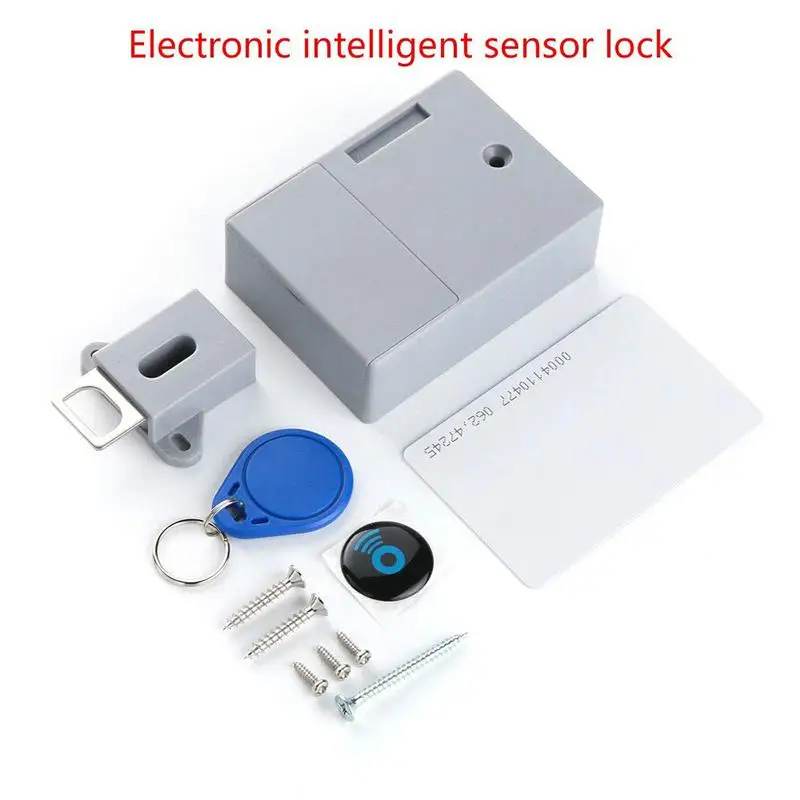 Универсальный Интеллектуальный Электрический индукционный дверной замок на батарейках RFID замок для шкафа мебель замок ящика замок с RFID