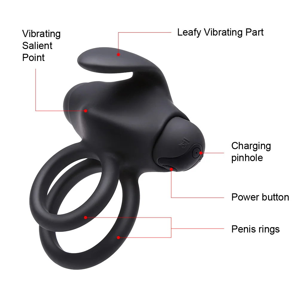Luvkis 10 Speeds Male Beads Hook Particles Anal Vibrator Prostate Massage Butt Plug Vibrating USB Charged Waterproof Sex Toys