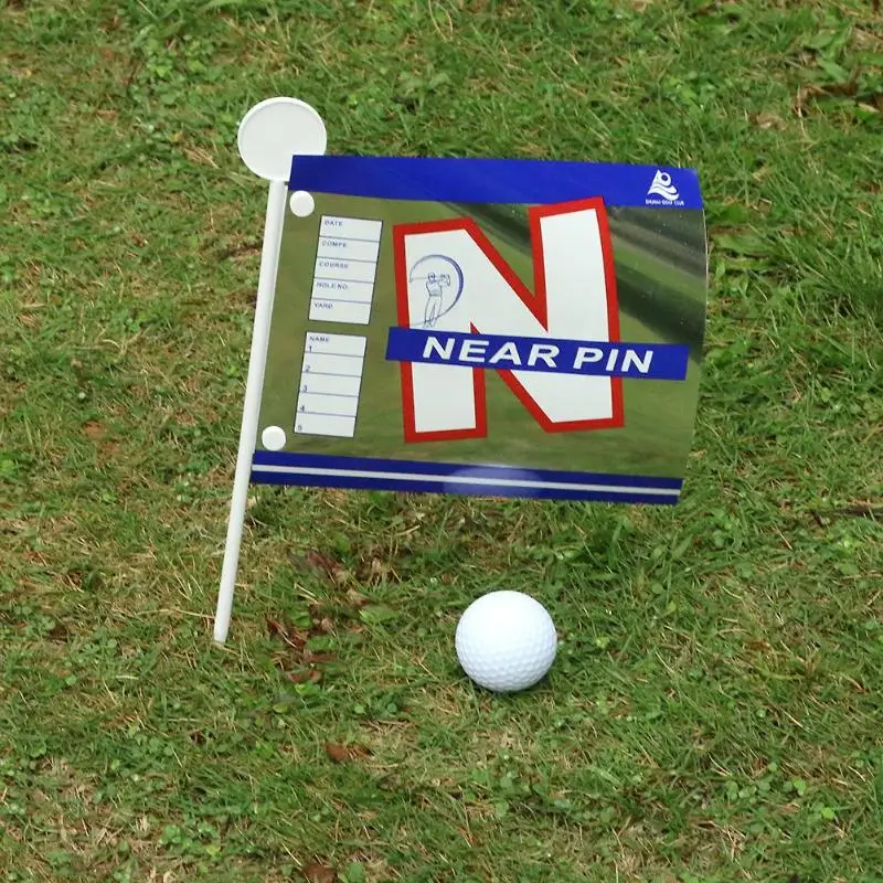 2 قطعة في الهواء الطلق الغولف البطولة المسافة العلم Flagstick البلاستيك الهدف أعلام جولف الرياضة التدريب اكسسوارات بالجملة