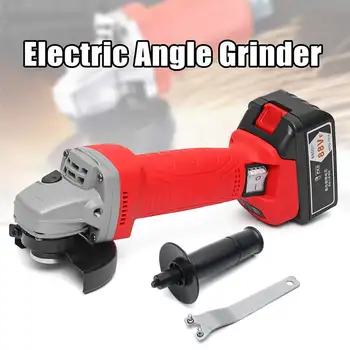 

48V Wireless Electric Angle Grinder Cordless Cutting Tool 8800mA Li Battery 100mm Multi-function Angle Grinder Polishing Kit