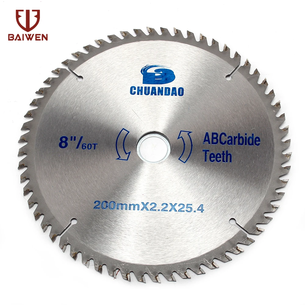 

8" 60 Teeth Circular Saw Blade For Wood Cutting TCT
