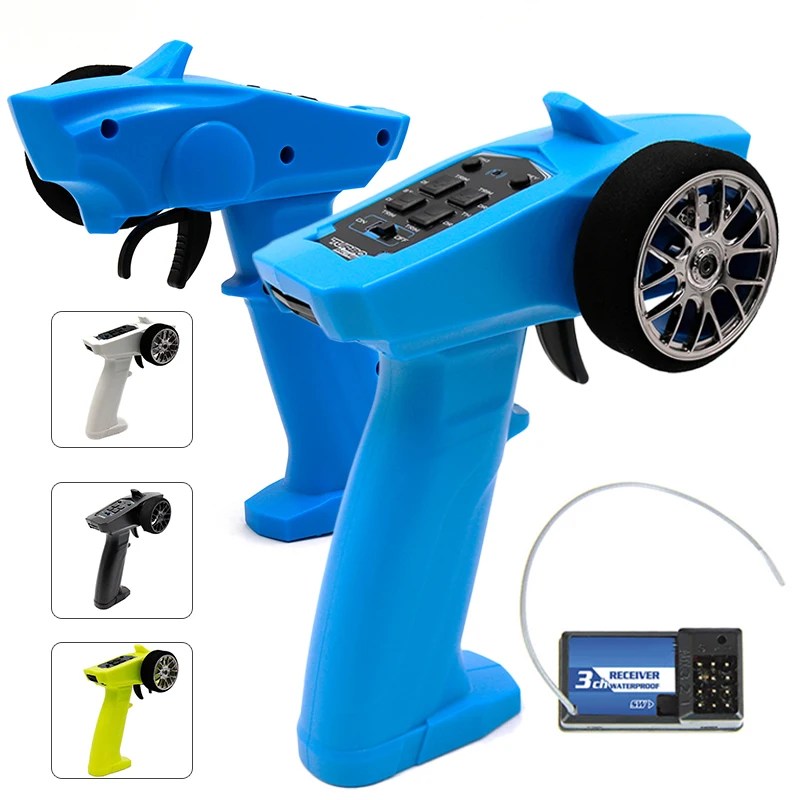 

1 *2.4G Remote Control+1*Receiver 2.4GHz 3CH Transmitter Controller Remote Control W/Receiver For RC Car Boat