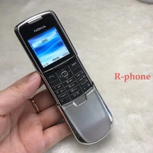 Телефон NOKIA 8800 Classic М, аккумулятор в комплекте, б/у, 600 мАч, серебристый, 1 камера, 2005