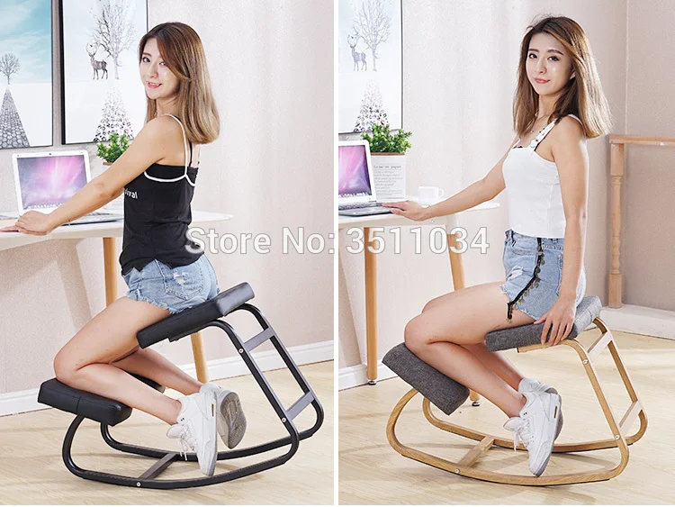 

New Coming Ergonomically Designed Kneeling Chair For Adult Modern Office Computer Chair Ergonomic Posture Knee Chair Design