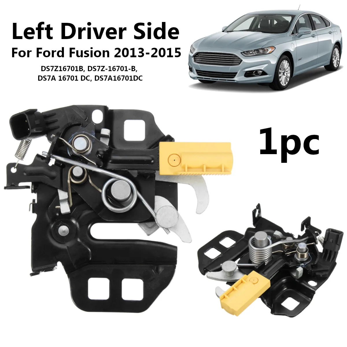 2013-2020 Ford Fusion Passenger Side Hood Lock Latch OEM - Conquest