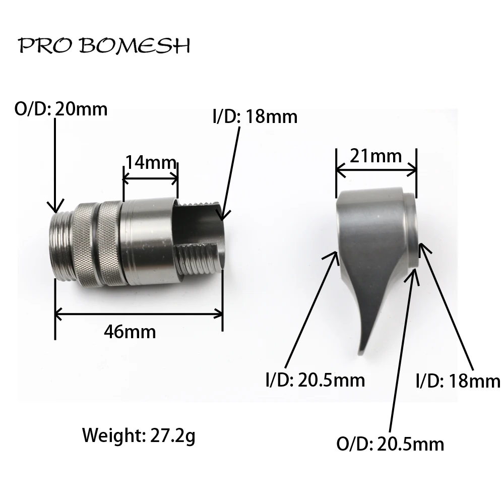 Pro Bomesh 1 шт. 27 2 г алюминиевая DIY Рыболовная катушка аксессуары для сиденья отделка