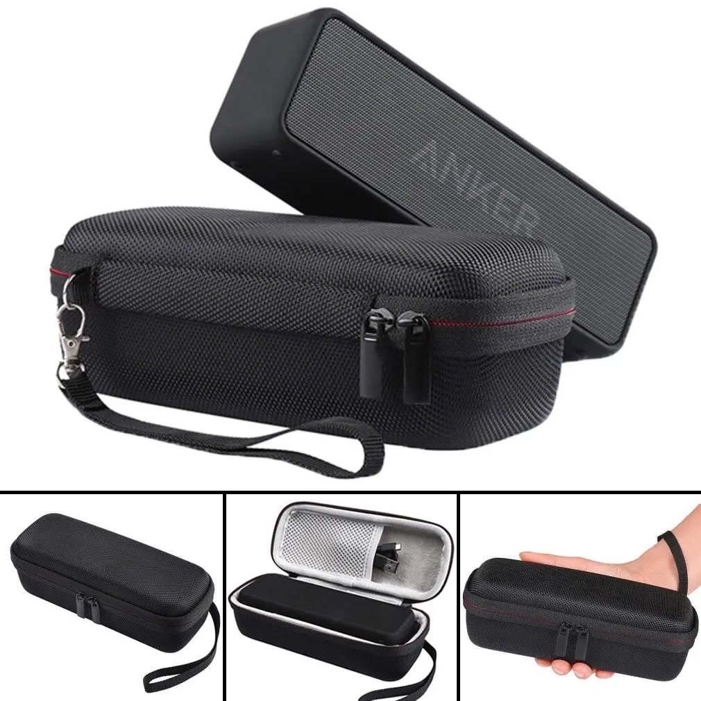 

2019 Newest Hot Portable Wireless Bluetooth EVA Speaker Case For Anker SoundCore 2 With Mes S8D4
