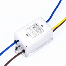 EMI фильтр питания 10A 115/250V CW1BL2-10A-L разъем 10A EMI фильтр