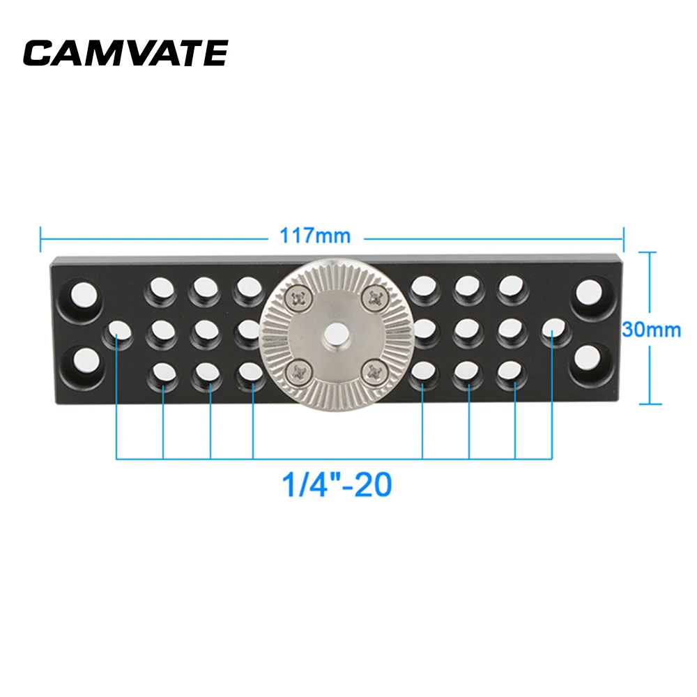 CAMVATE универсальная Сырная пластина ж/ARRI Rosette для DSLR камеры клетка Rig ER141