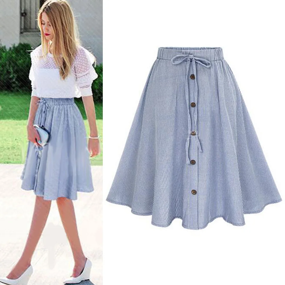 Mori girls spring autumn Japanese style ethnic fresh long Light blue ...