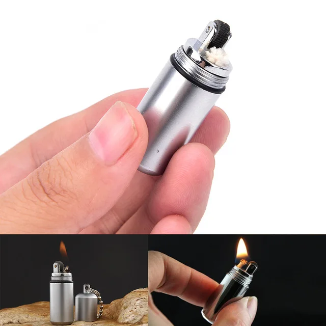 Металлический инструмент для начинающих зажигалка сигарет flint stone hike газовая