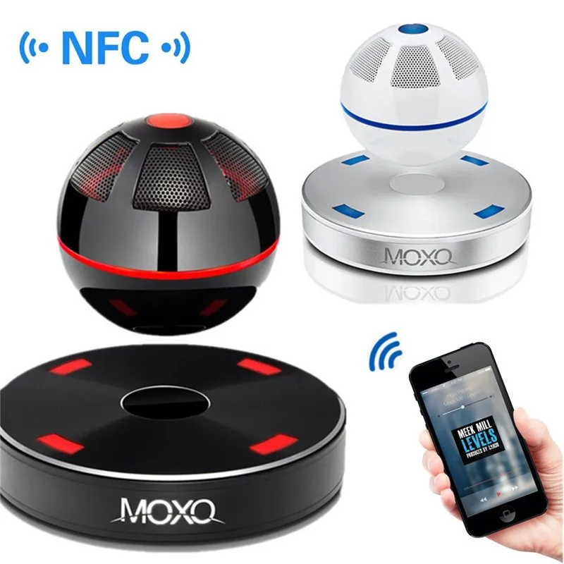 

Magnetic Levitating Wireless bluetooth Speaker 3D Floating Round Subwoofer Box Separate Rotation for Iphone Android for Ipod
