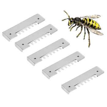 

5Pcs Apiculture Bee Anti-Escape Bee Box Bee Door Cage Flight Gate Entrance Beehive Beekeeping Equipment Tools For Beekeeper