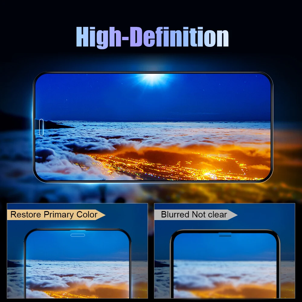 Закаленное стекло Hisomone 5D для iPhone Xs Max Xr защита экрана полное покрытие Защитное 7 8 6