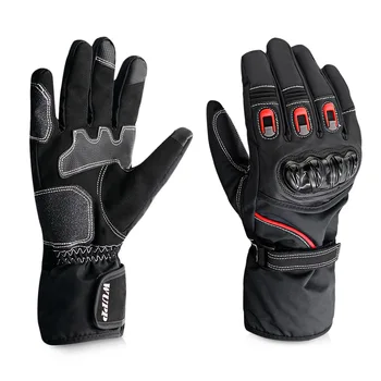 

Motorcycle Gloves Waterproof Windproof Winter Warm Full Finger Outdoor Sport Racing Motorbike Motocross Protective Size L XL