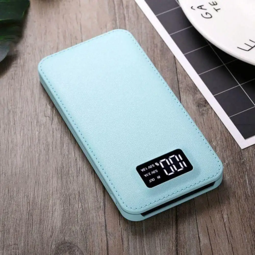 Power Bank 20000 mAh ультратонкий ЖК полимерный Мобильный банк питания Портативный