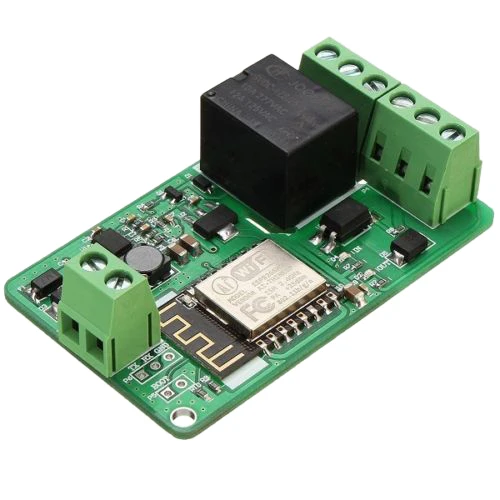 

ESP8266 10A 220V Network Relay WiFi Module Input DC 7V ~ 30V 65 x 40 x 18mm